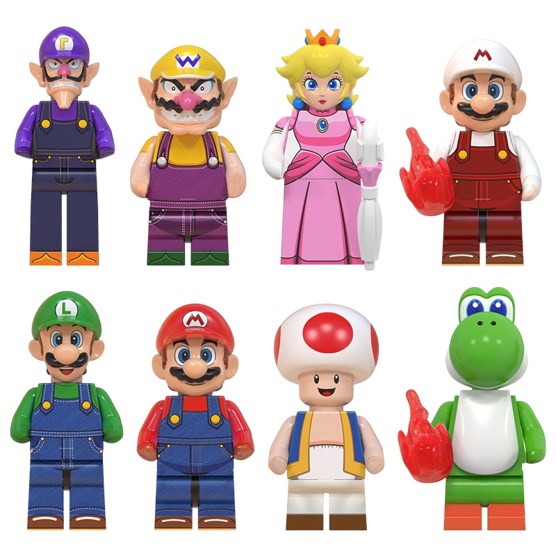 (Style B) Game Anime Series Figure Blocks Cartoon Minifigure Blocks Assembly Game Merchandise Model Mini Bricks Toys Mini Figurine Dolls