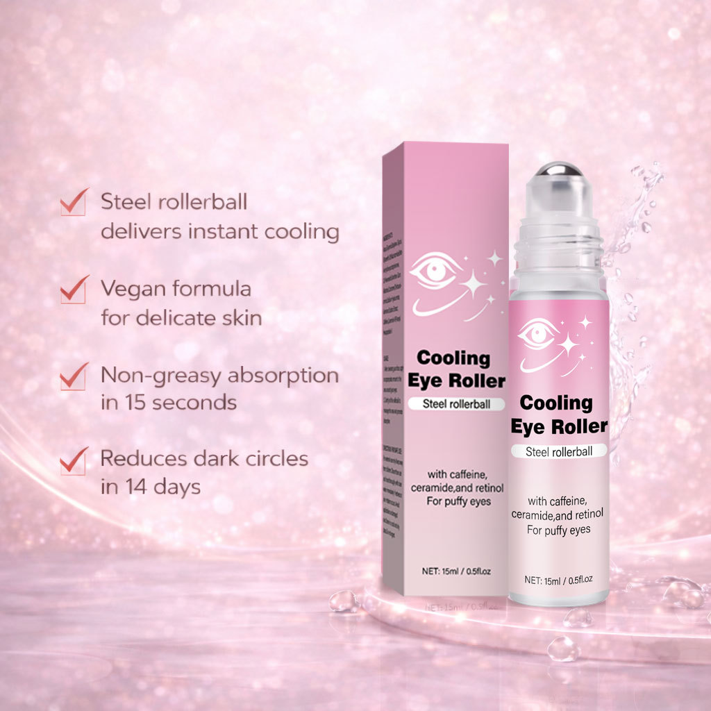 Cooling Eye Roller For Puffiness Relief Soothing And Refreshing Eye Area Massage Tool