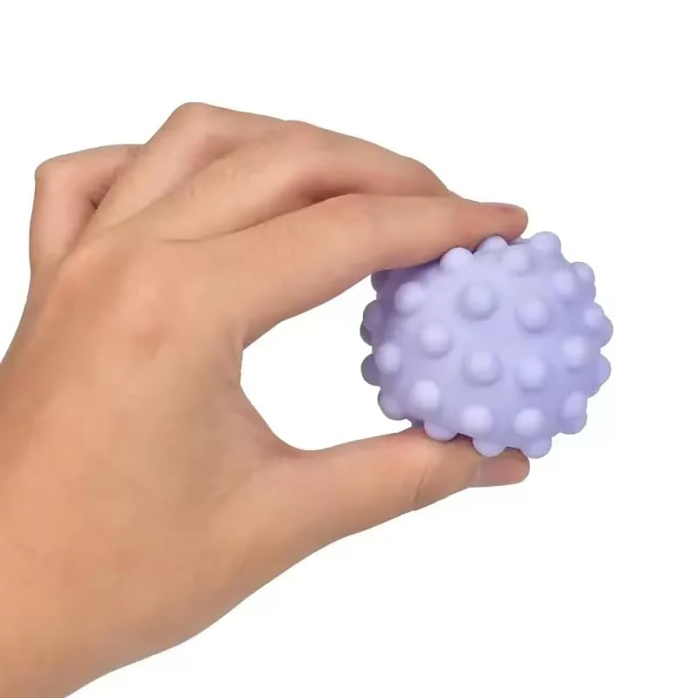 (Macarone POP) Textured Multi Ball Set Develop baby Tactile Senses Toy Baby Touch Hand Ball Toys Children Training Ball Massage Soft Balls