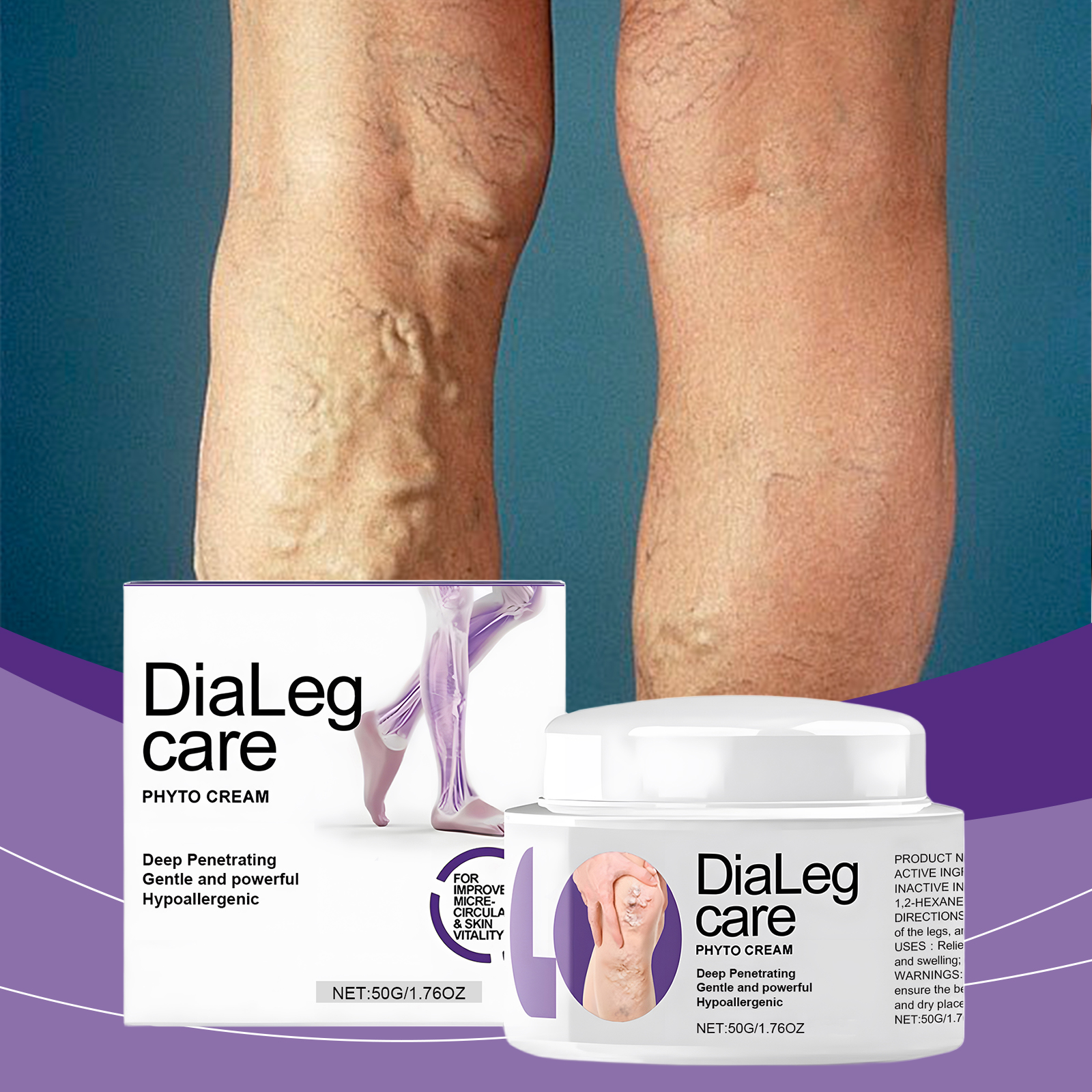 Leg Care Cream Mild Ingredients Daily Nourishing Comfortable Ease Discomfort Massage Skin Lotion For Body Leg Skin