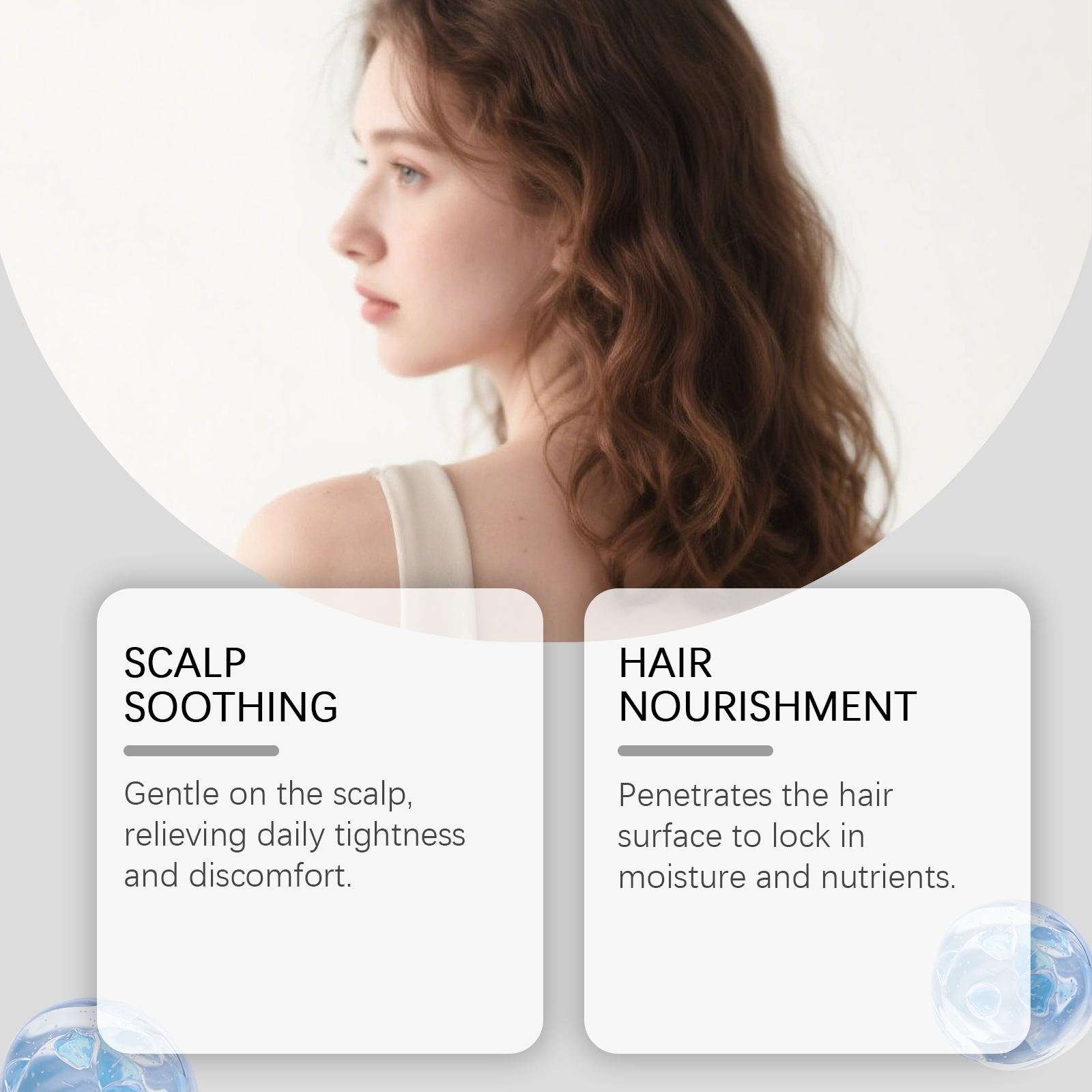 Hair Care Essence Liquid Moisturizing Protecting Soft Bright Shiny Plump Fluffy Nourish Hair Strands Tresses