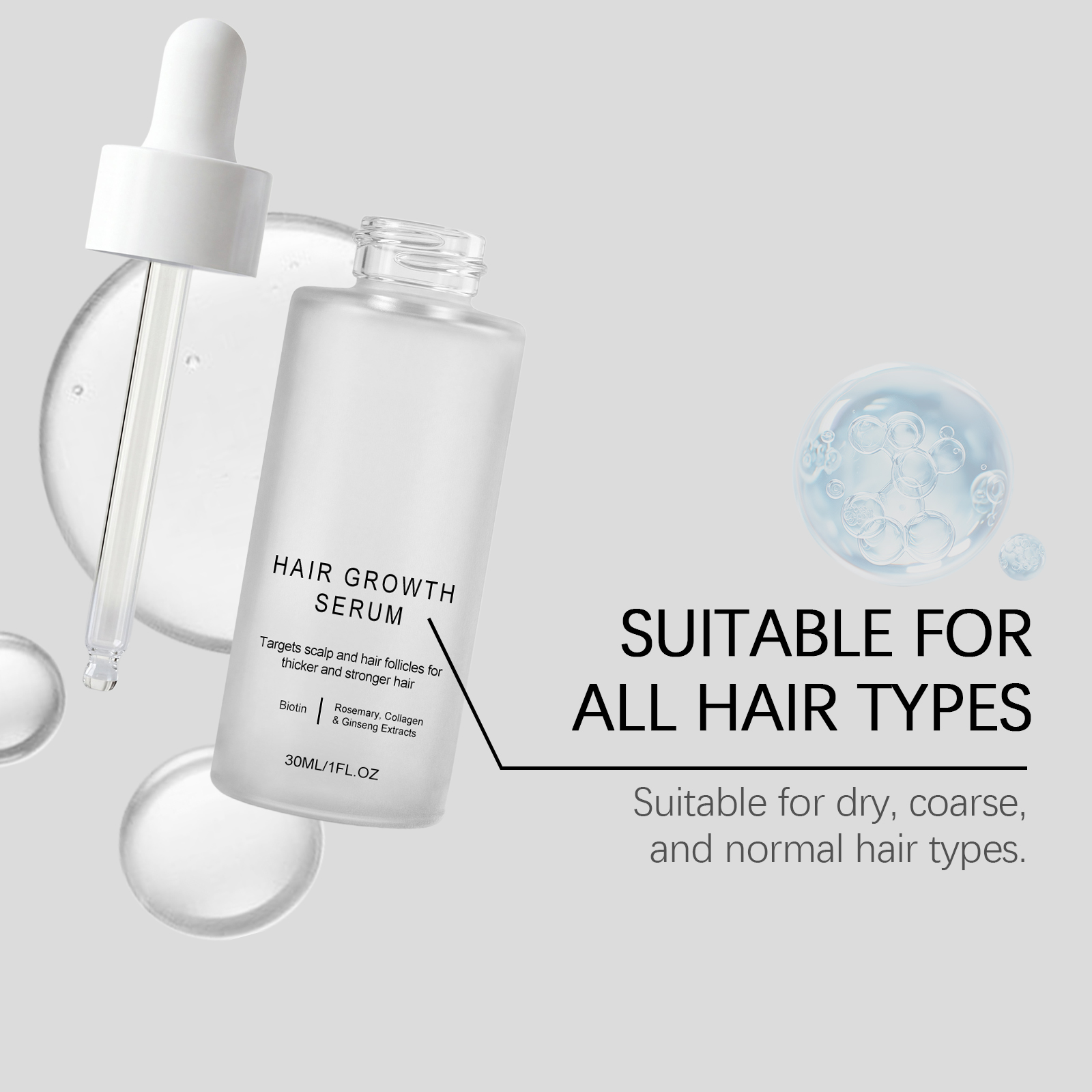 Hair Care Essence Liquid Moisturizing Protecting Soft Bright Shiny Plump Fluffy Nourish Hair Strands Tresses