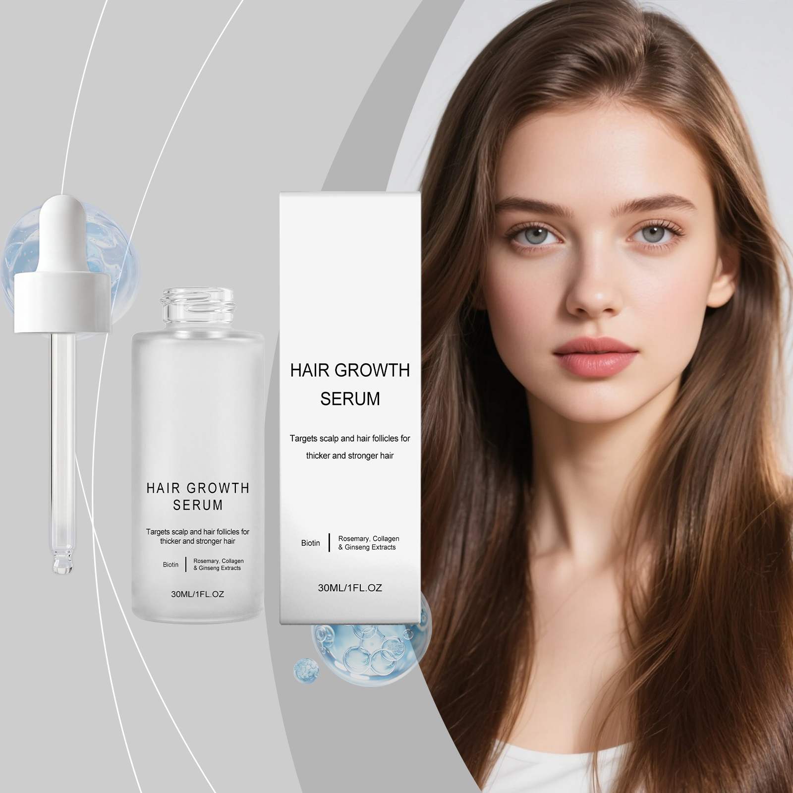 Hair Care Essence Liquid Moisturizing Protecting Soft Bright Shiny Plump Fluffy Nourish Hair Strands Tresses