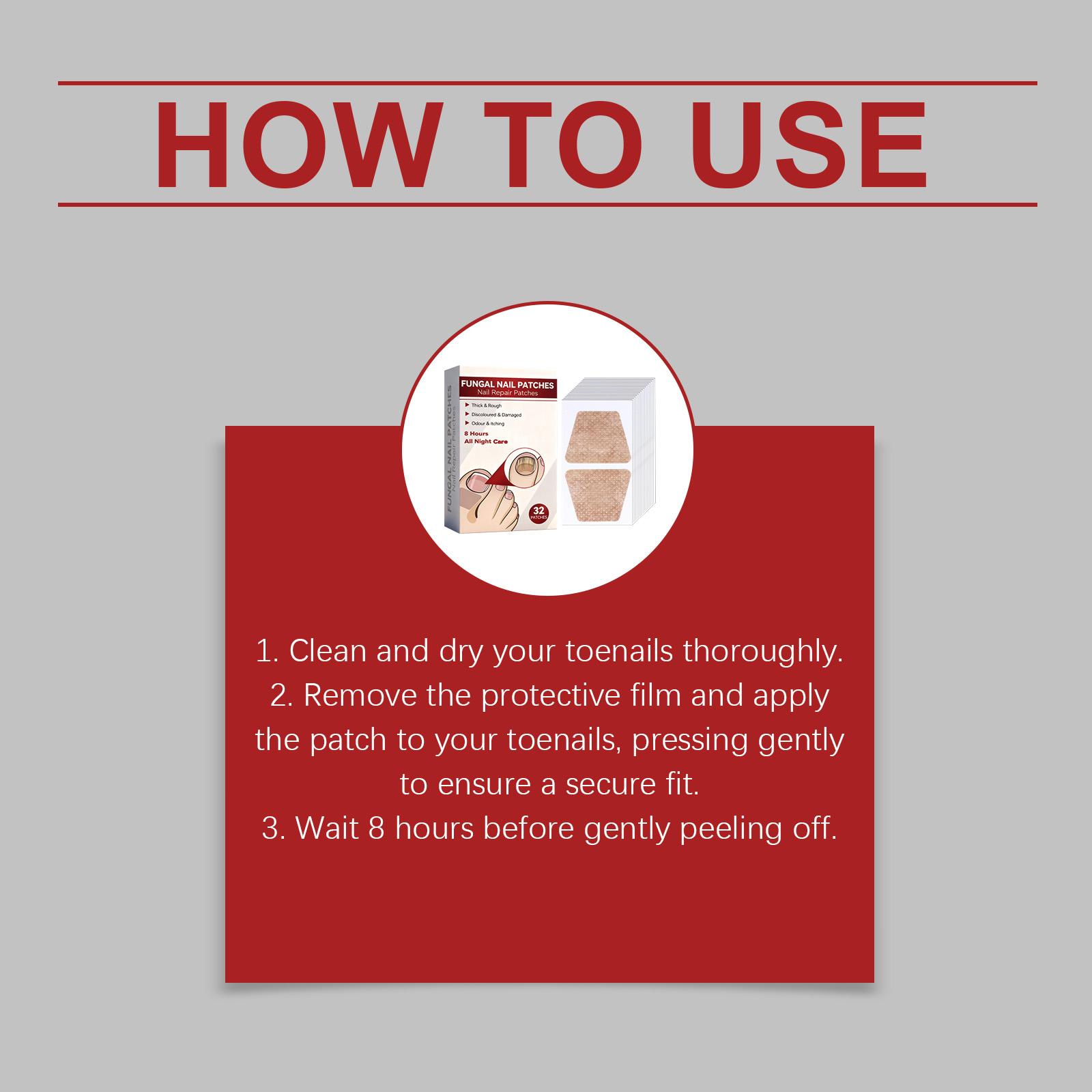 Nail Care Patches Mild Nourishing Gentle Skin Friendly Close Fitting Convenient For Manicure Daily Maintenance