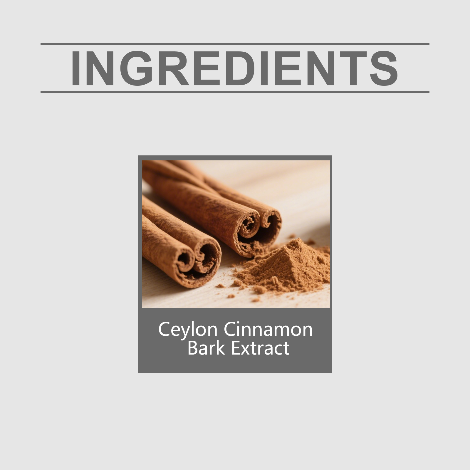 Ceylon Cinnamon Nutrient Capsules Mild Ingredients Support Daily Body Vitality Wellness Supplement Care Physical Condition