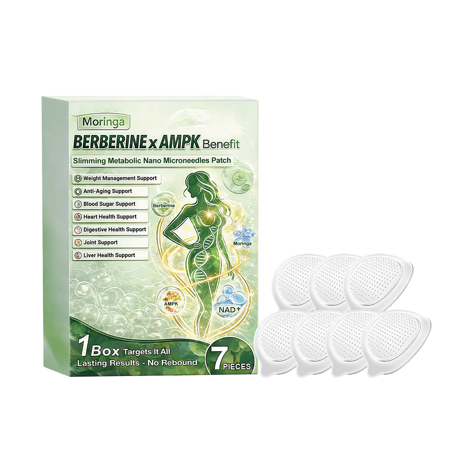 Moringa Body Care Patch Mild Gentle Nurture Skin Friendly Breathable Refreshing Convenient Skin Body