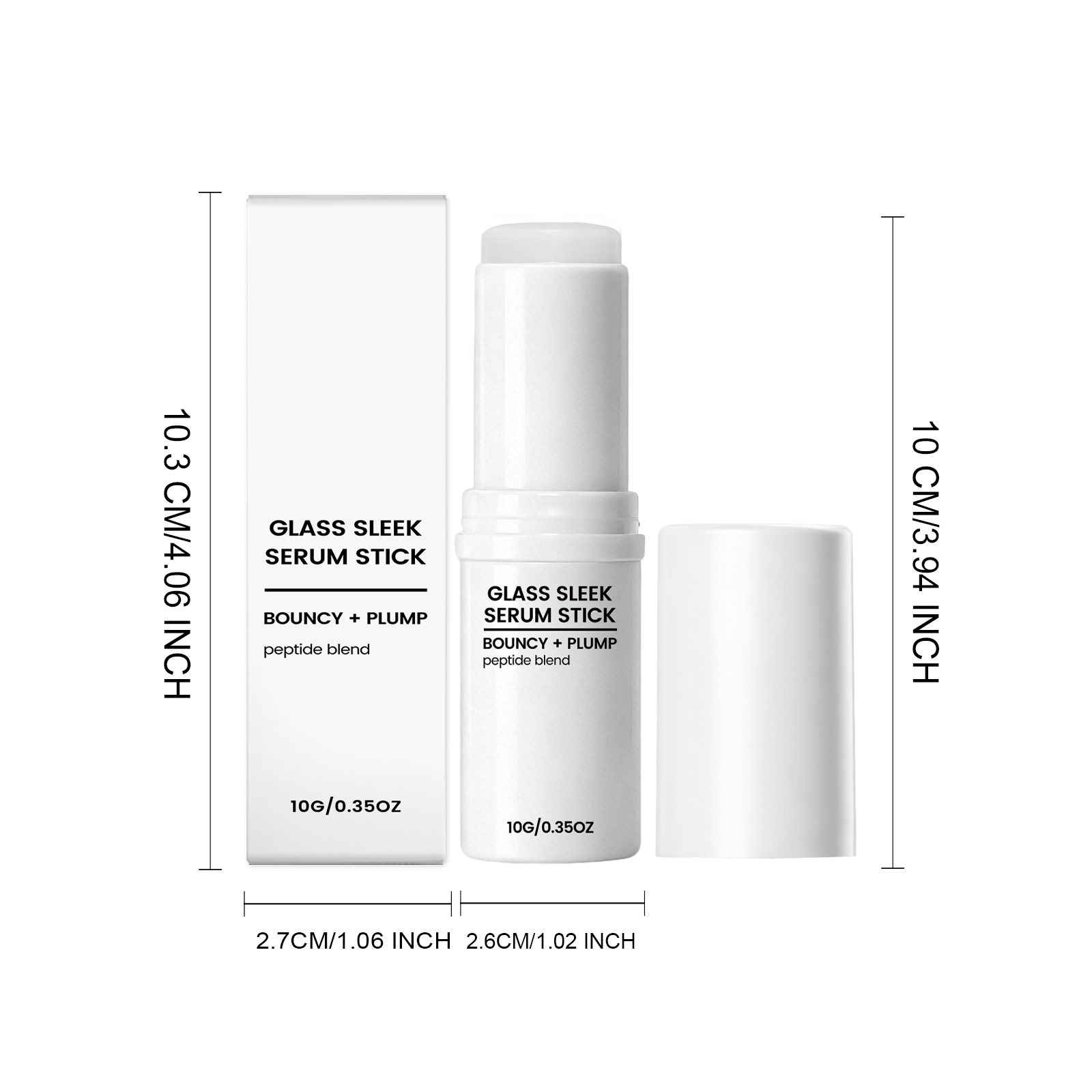 Brightening Facial Essence Stick Melts On Skin Solid Hydrating Moisturizing Nourishing Softening Daily Pre Makeup Care