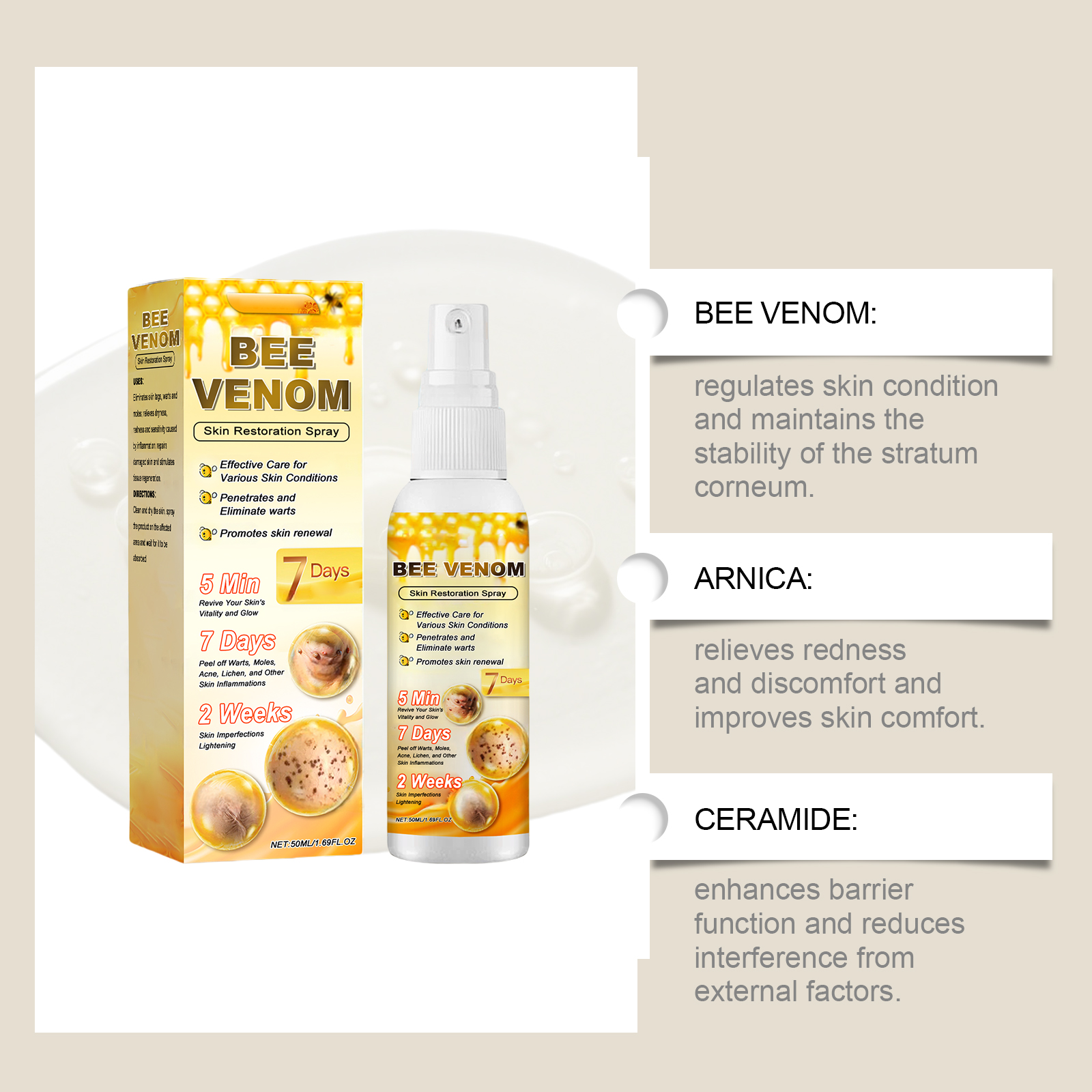Skin Cleansing Spray Herbal Essence Mild Cleansing Skin Smoothing Tender Daily Body Care Spray