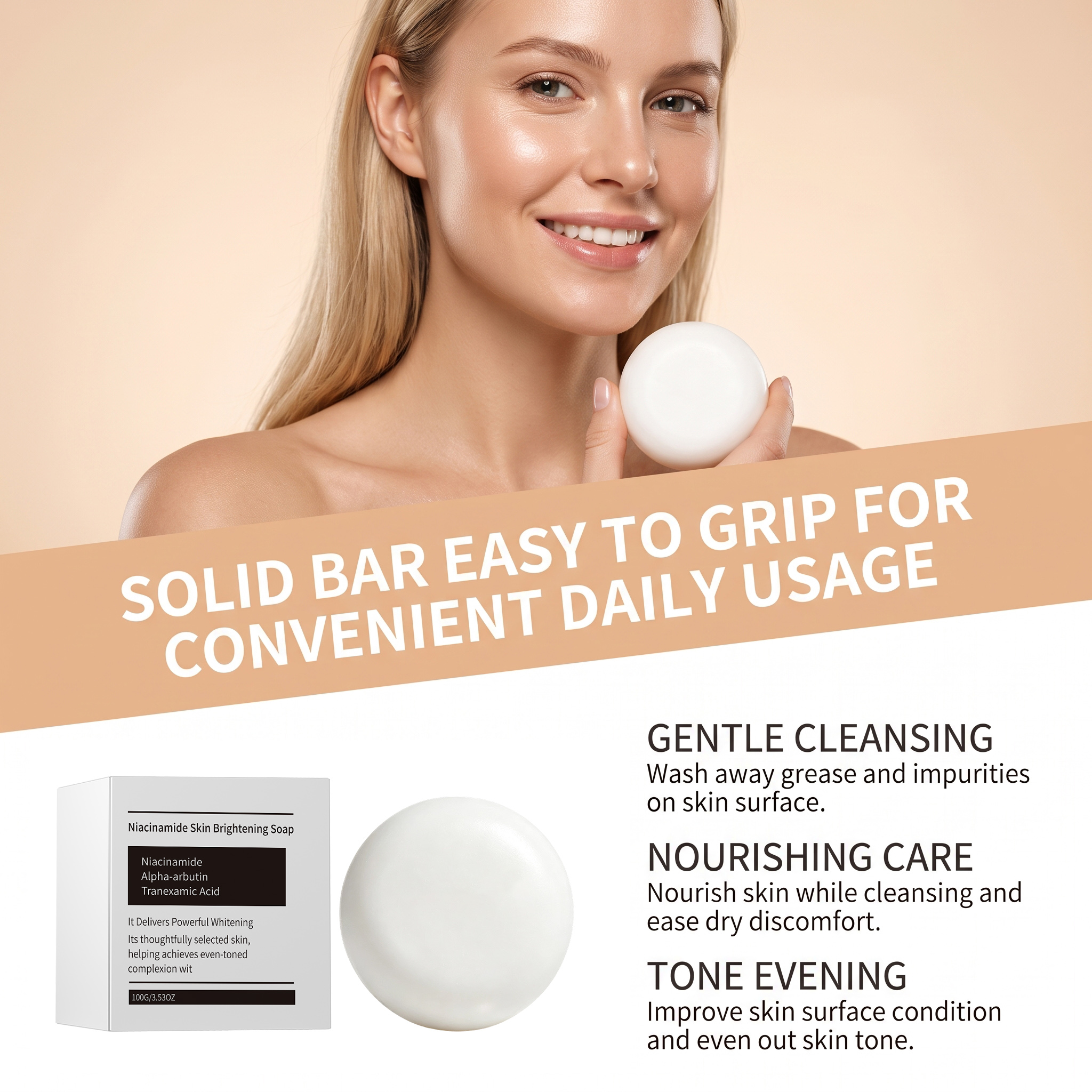 Skin Care Soap Gentle Mild Cleansing Delicate Smooth Body Bath Fresh Moisturizing Daily Nursing