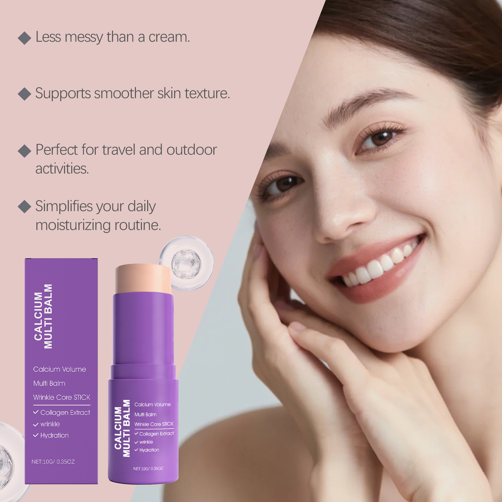 Multi Effect Moisturizing Cream Stick Light Hydrating Delicate Replenishing Daily Portable Mild Emollient External Smearing Care Ointment