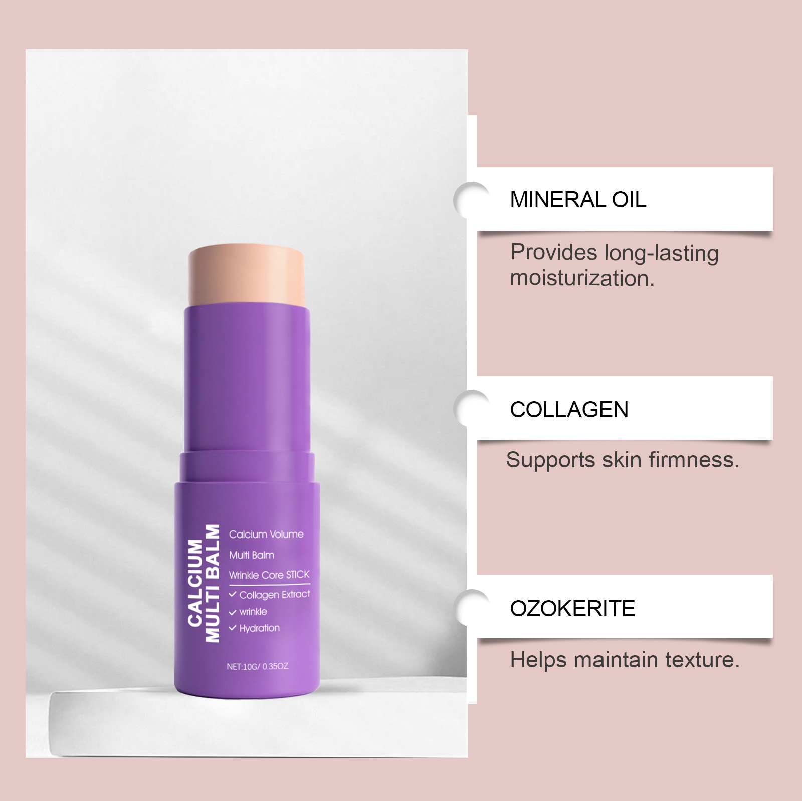 Multi Effect Moisturizing Cream Stick Light Hydrating Delicate Replenishing Daily Portable Mild Emollient External Smearing Care Ointment