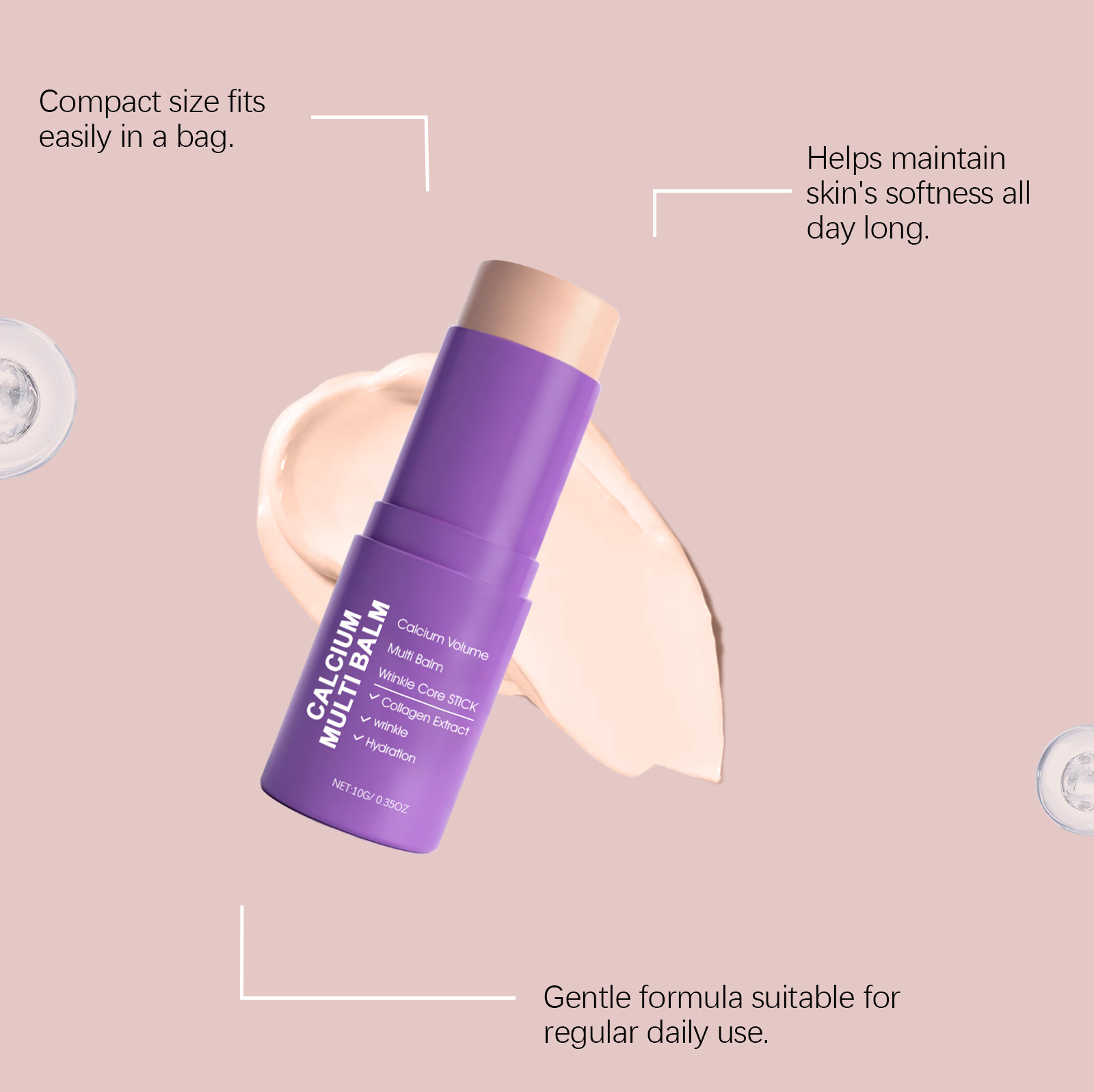 Multi Effect Moisturizing Cream Stick Light Hydrating Delicate Replenishing Daily Portable Mild Emollient External Smearing Care Ointment