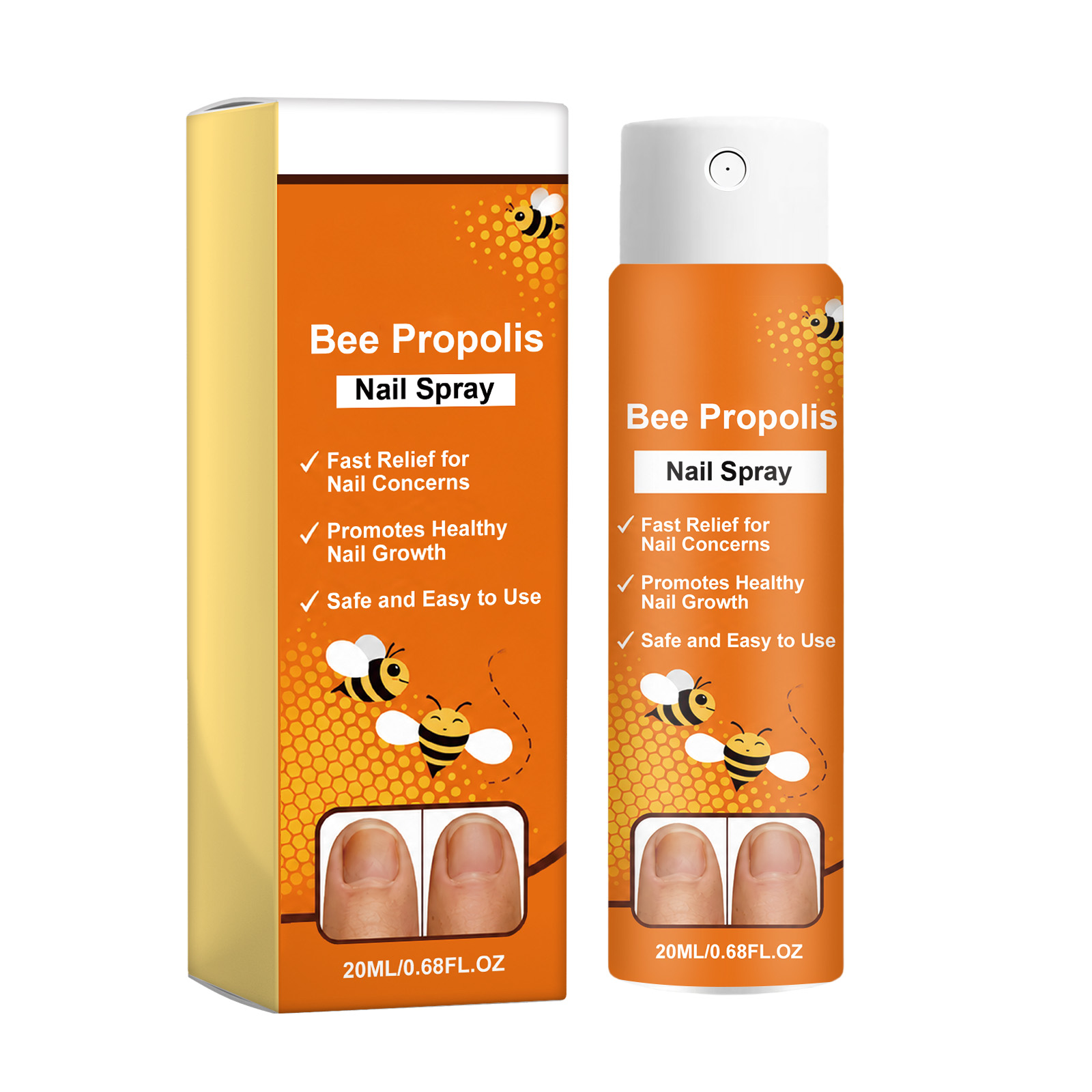 Nail Care Spray Mild Ingredients Moisturize Nail Surface Keep Fresh And Glossy For Hand And Toe Nails