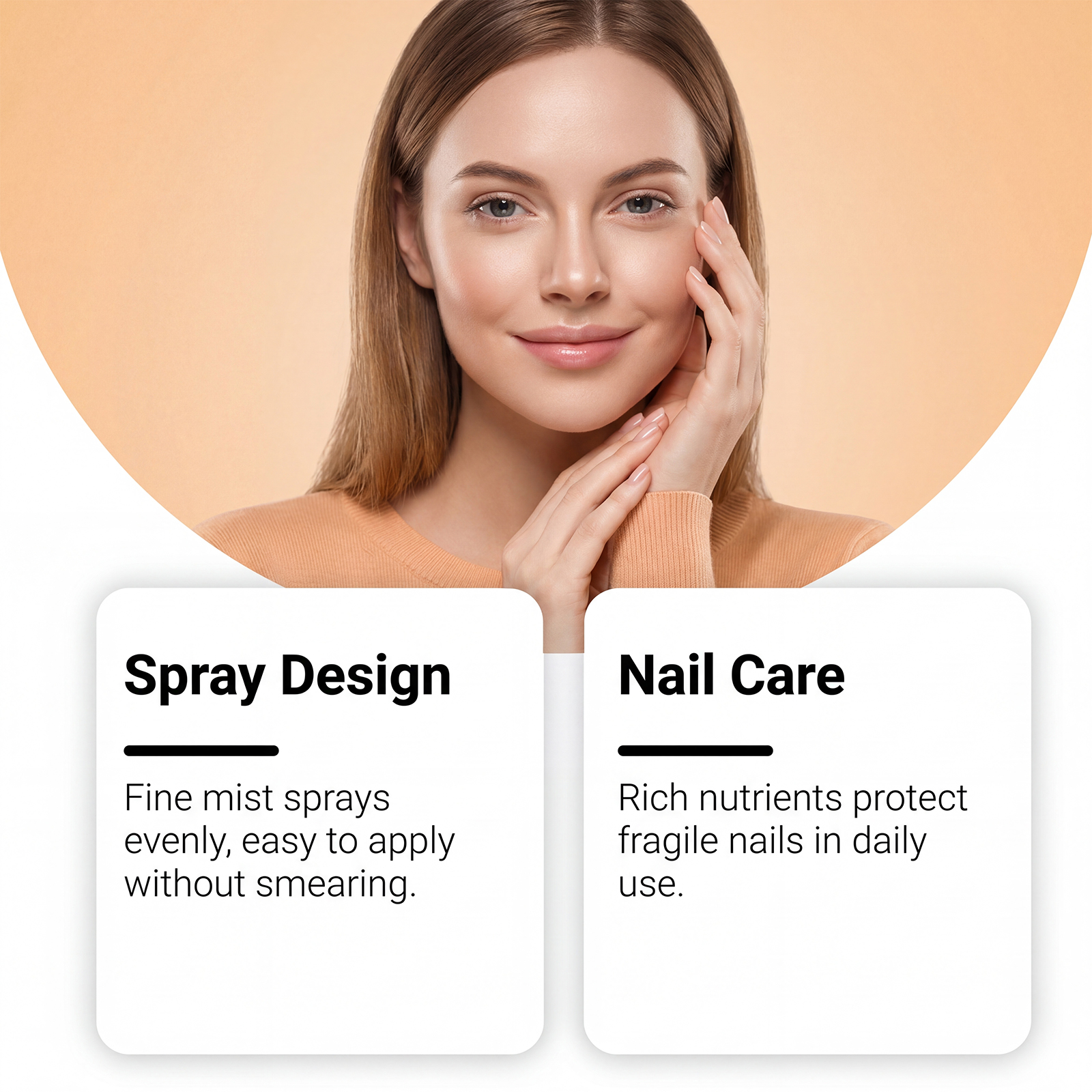 Nail Care Spray Mild Ingredients Moisturize Nail Surface Keep Fresh And Glossy For Hand And Toe Nails
