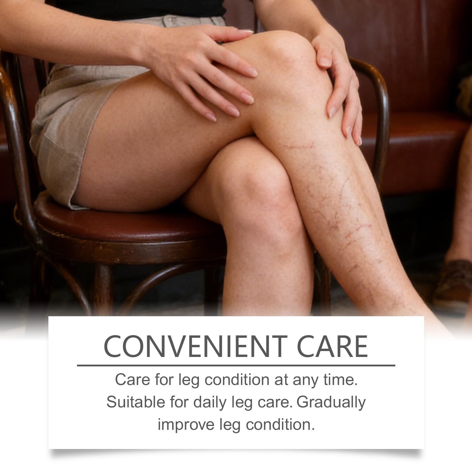 Leg Care Patch Mild Formula Moisturizing Soft Fit Skin Portable Easy Use Daily Body Care