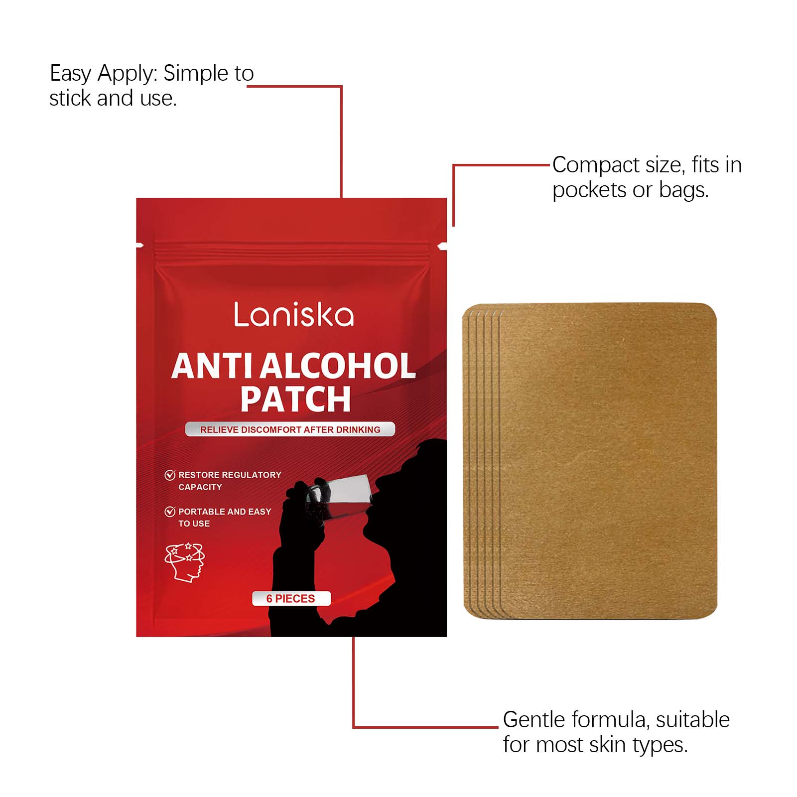Body Care Patch Mild Herbal Care Portable Ready To Use Regain Vitality Comfort Patch