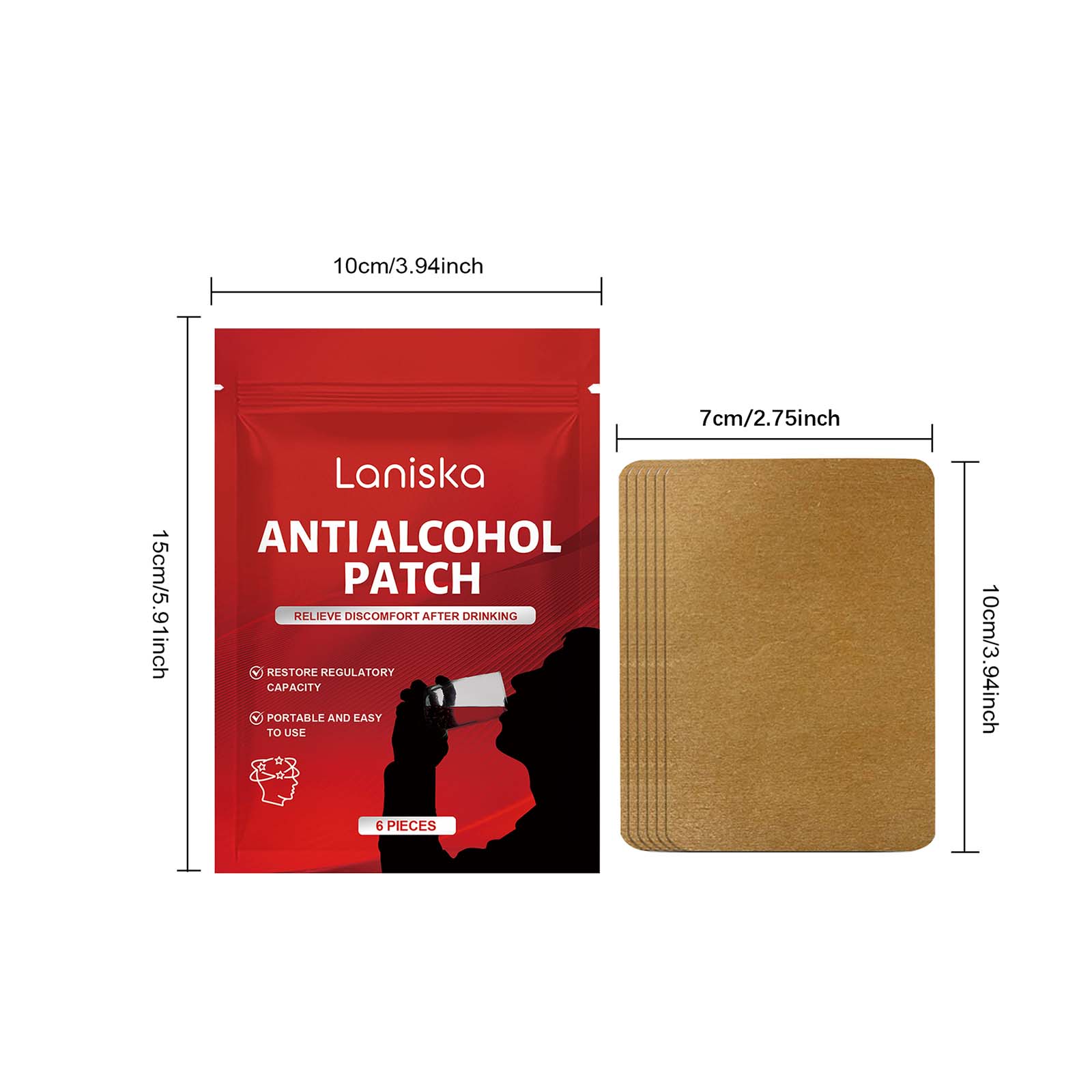 Body Care Patch Mild Herbal Care Portable Ready To Use Regain Vitality Comfort Patch