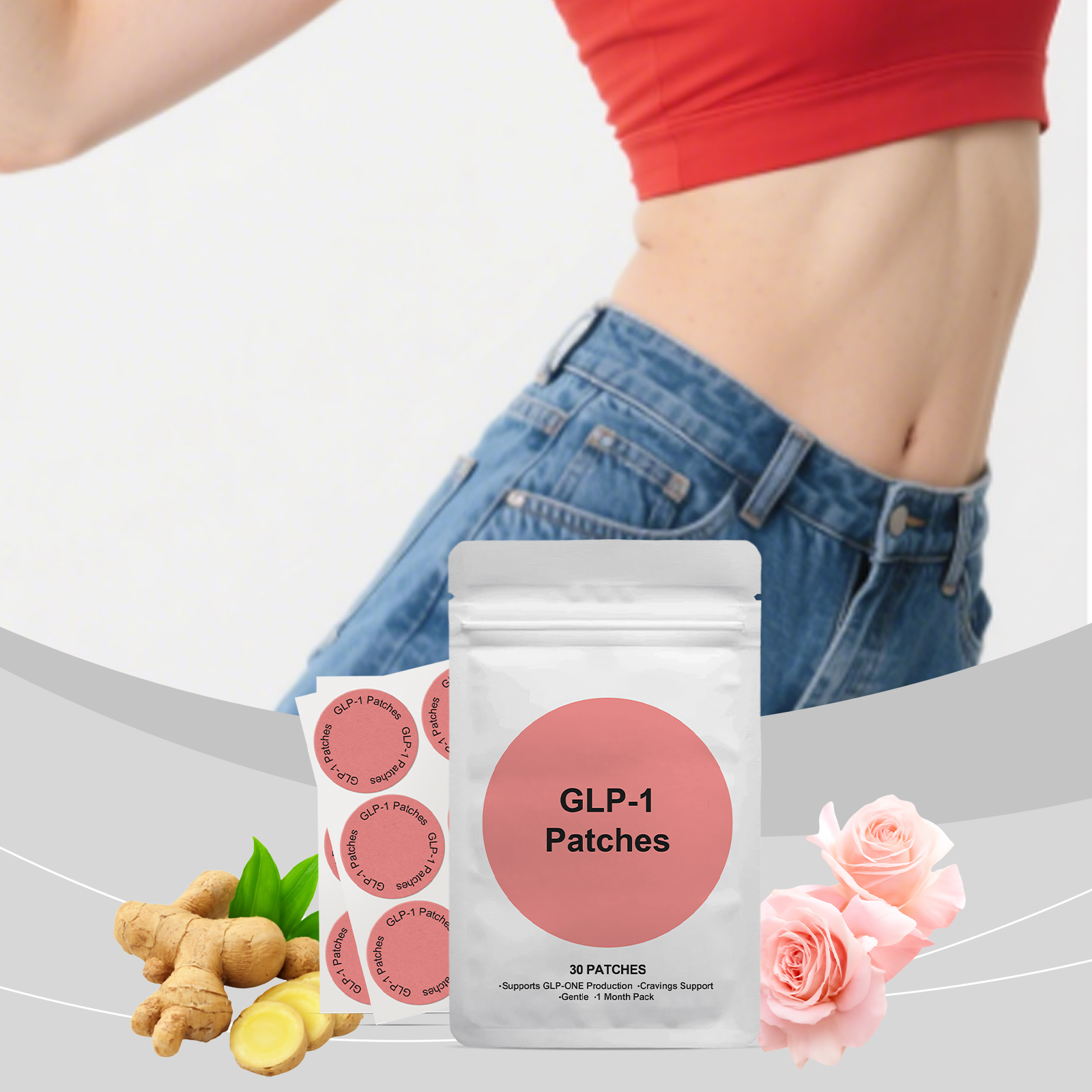 Body Care Patch Body Moisturizing Light Highlight Figure Skin Line Comfort Daily Care Patch