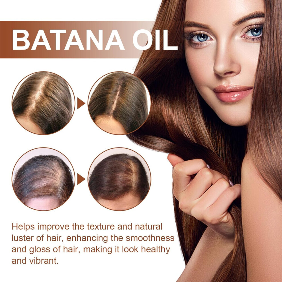 Batana Oil for Hair Growth – 100% Pure Organic Batana Oil, Raw &amp; Moisturizing Hair Butter for Healthy, Strong Hair