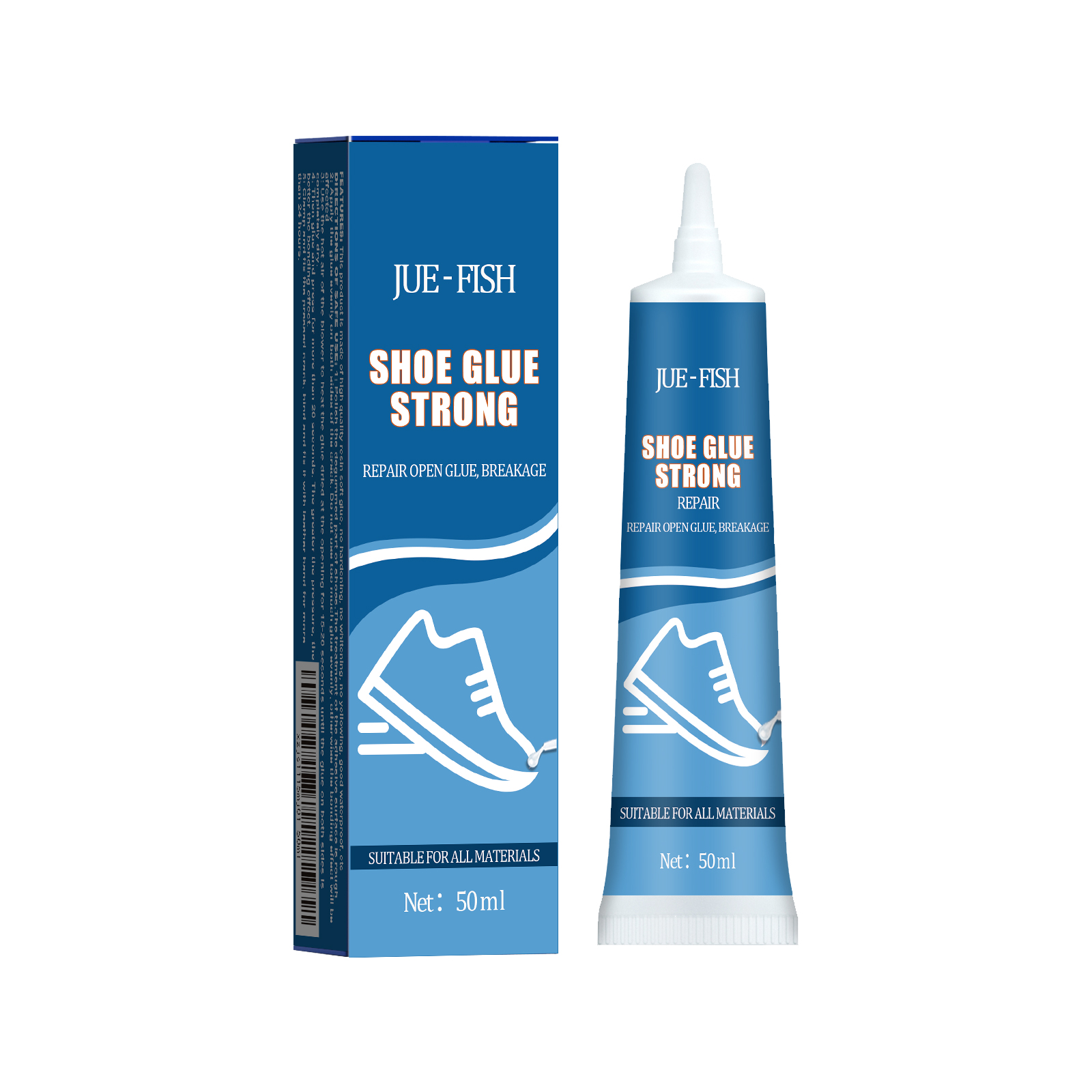Strong Shoe Glue Multi Purpose Waterproof Adhesive For Sneakers Leather Shoes Soles Repair Fast Drying 1 PCS