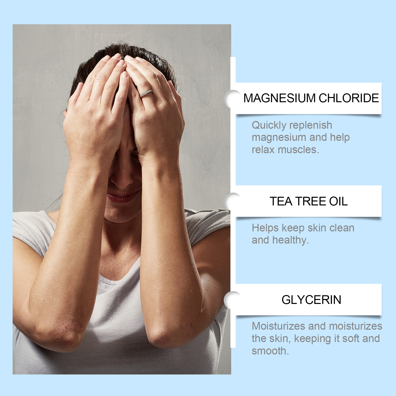 Tea Tree Sleep Spray Magnesium Body Relaxing Moisturizing Night Care For Muscle Recovery
