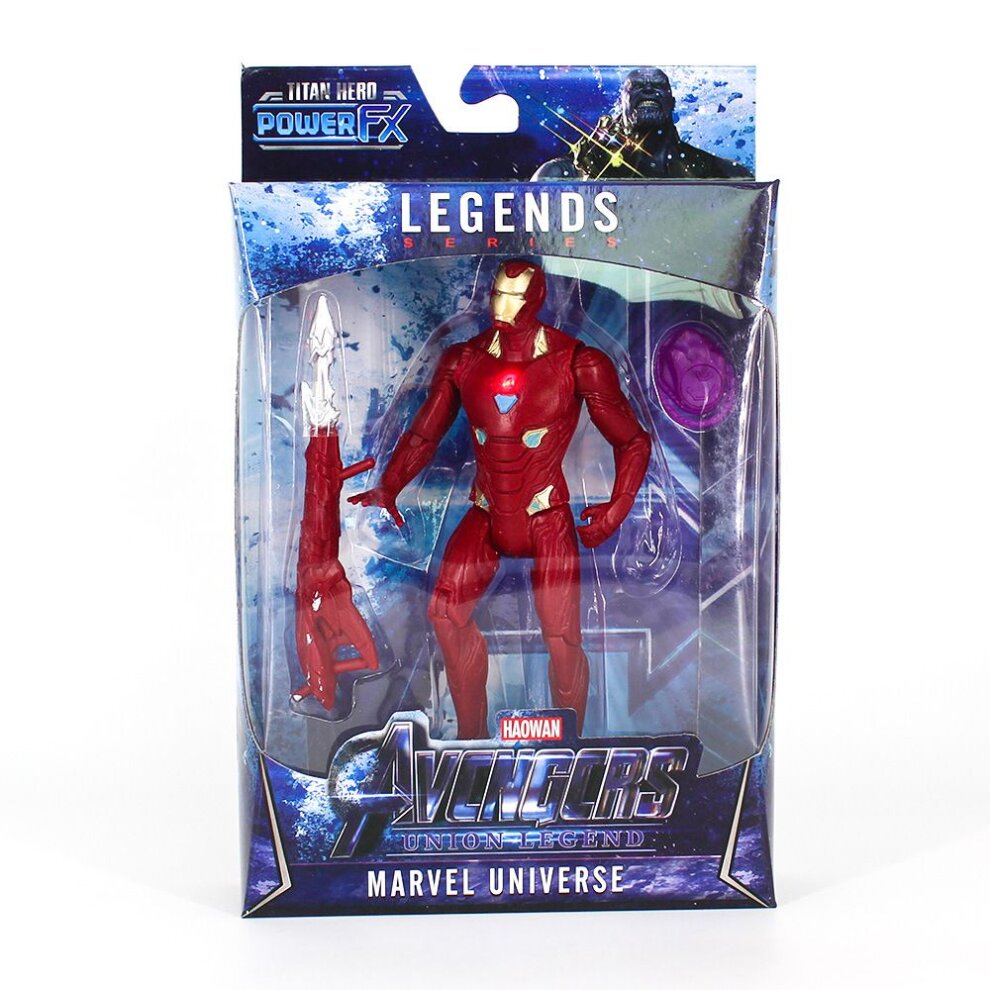 (Iron Man) New Avengers Infinity War LED 16cm Action Figures Doll Captain Kids Gift Toys
