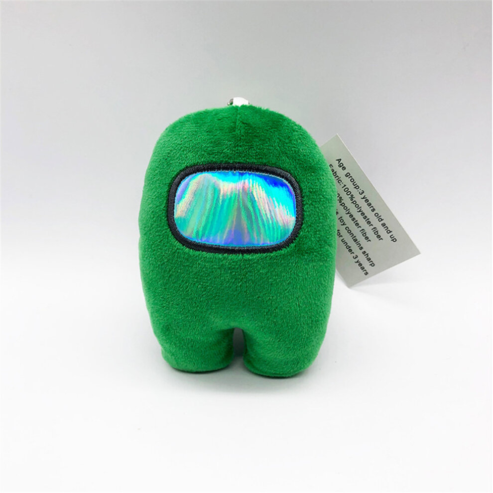 (Green Keychain) Among Us plush Toy Cartoon Children Gift Keychain
