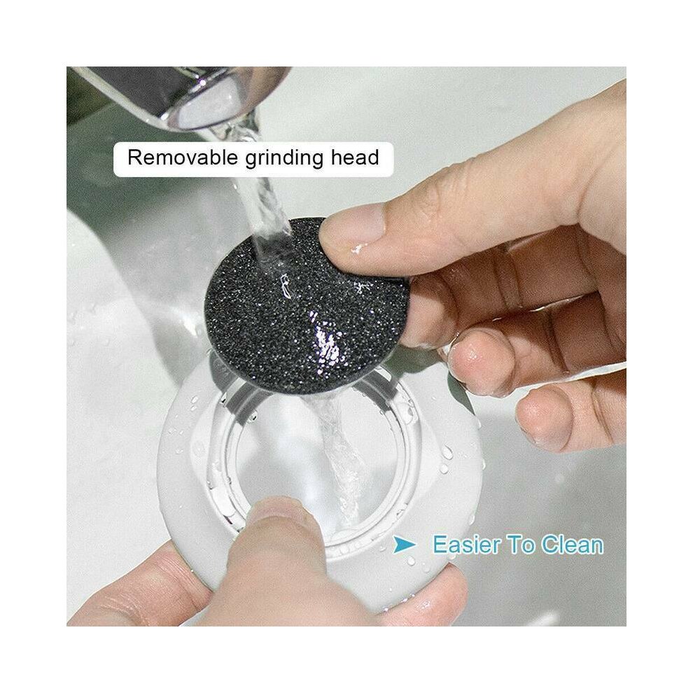 Portable Electric Foot Grinder Electric Vacuum Foot Callus Remover Electric Vacuum Adsorption Foot Grinder Foot Heel Repair Electric Foot File Pedicure Adsorption Foot Care Tool for Dead Hard Cracked Dry Skin Callus Crusty Remover
