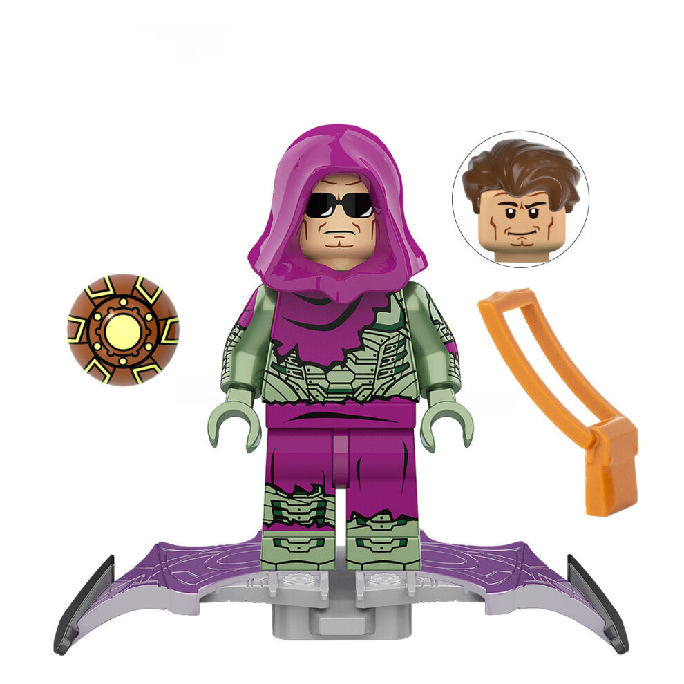 MiniFigures Spiderman Dr Strange Green Devil Toys Fit Lego 8PCS Set.