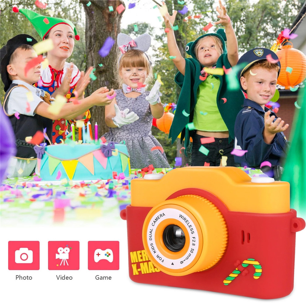 Instant Print Camera for Kids 1080P HD Digital Camera Black and White Photo Instant Cameras with 2 Inch Screen 32GB SD Card for Girls Boys Christmas Birthday Gifts Toy