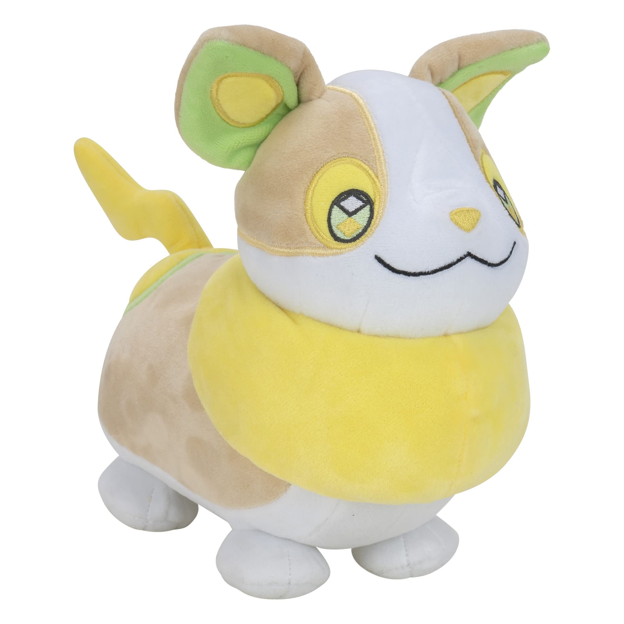 Pokémon Yamper Plush Toy Anime Character Soft Doll Cartoon Stuffed Toys Fans Collection Figures Christmas Stocking Fillers Birthday Present for Boys Girls 8 Inch