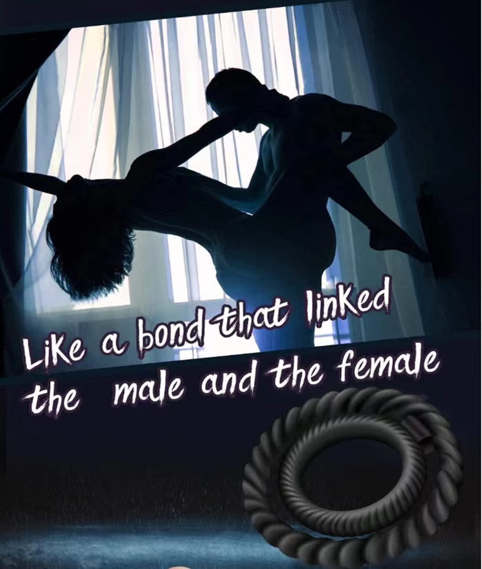 Penis Ring Dual Cock Rings Sex Toys Waterproof Soft Adult Toys for Men Penis Delay Harder Stronger Longer Erection Adult Pleasure