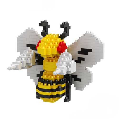 Small Granular Pokemon Building  Blocks Toys For Kids Birthday Beedrill 310Pcs