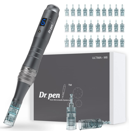Dr. Pen M8 Microneedling Pen Ultima Wireless Derma Pen Beuty Machine Skin Pen Micro Needle Therapy Home Kit With 32 pcs Needles Cartridges