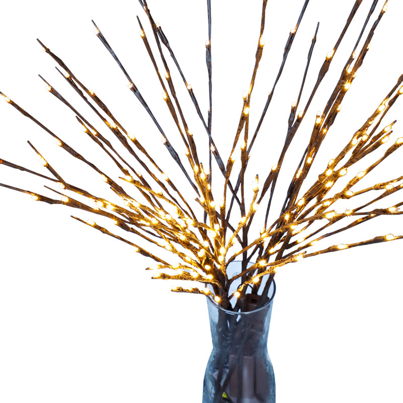 2 Pack Branch Lights Led Branches Battery Powered Decorative Lights 20 LED Lights