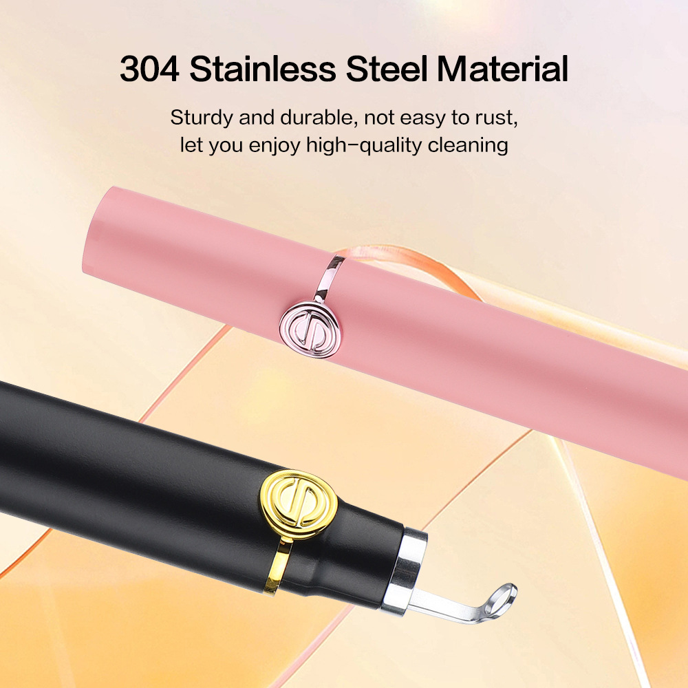 (Black) Blackhead Remover Smart Visual Acne Needle Cleansing Cosmetic Devices Acne Squeeze Pore Cleaner Facial Treatment Skin Care Tools