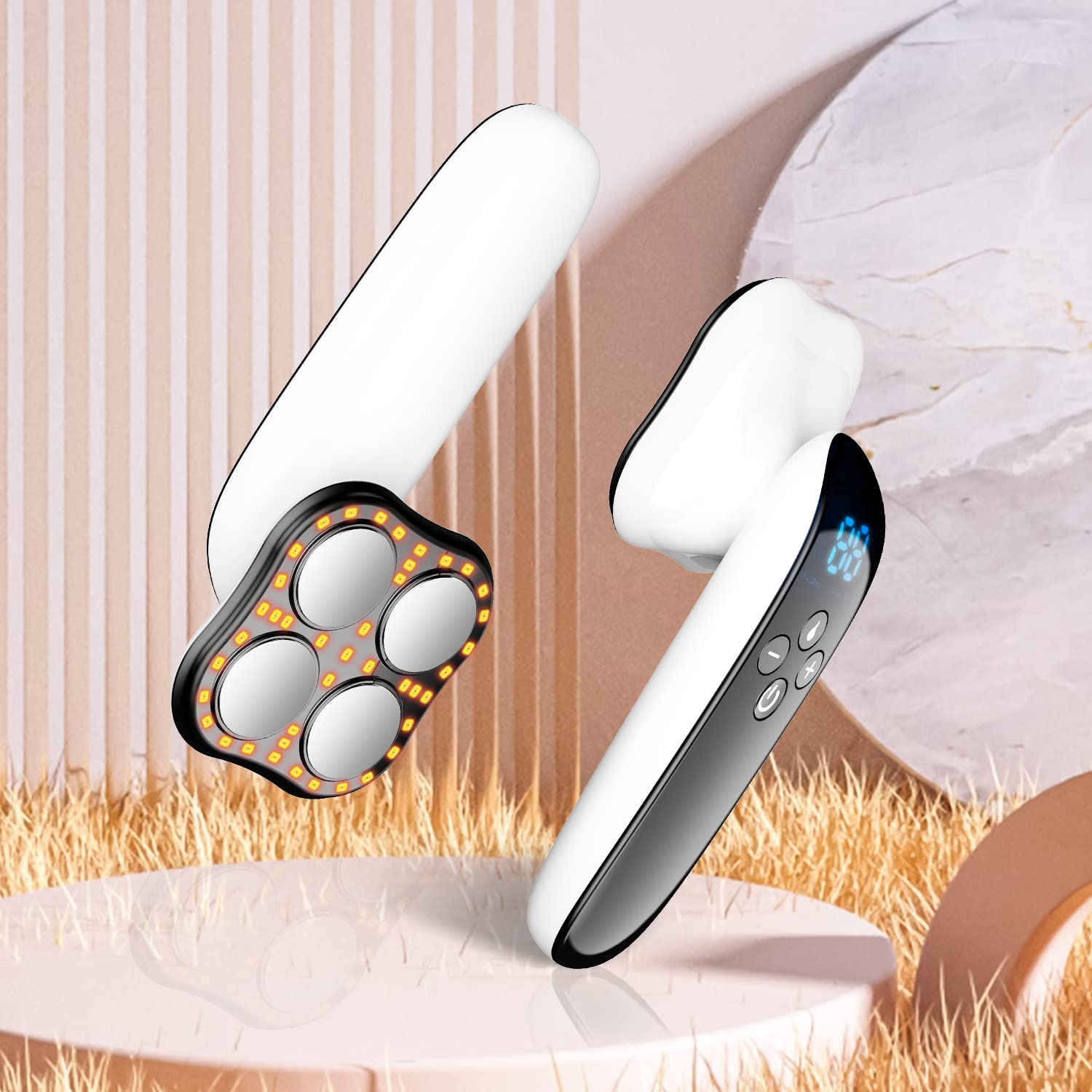 Cellulite Remover Massager  EMS Slimming Instrument Hand Held Body Sculpting Machine for Belly Waist Arm Leg and Butt