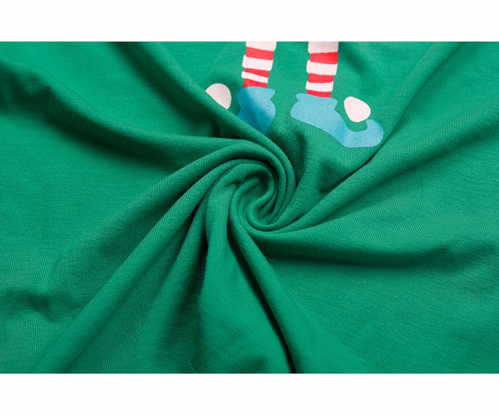 (3M Baby) Family Christmas Pajamas Set 2023 Xmas Letter Print Stop Elfing Around Family Matching Clothes Adult Kid Pyjamas Baby Romper Xmas Family Sleepwear