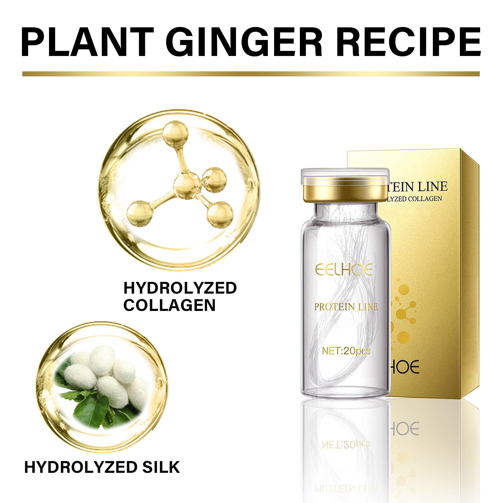 (20pcs Set) Protein Thread Lifting Face Lift Protein Lines Korean Protein Lifting Collagen Thread Plump Your Face Lift And Firm The Facial Contours Moisturizing