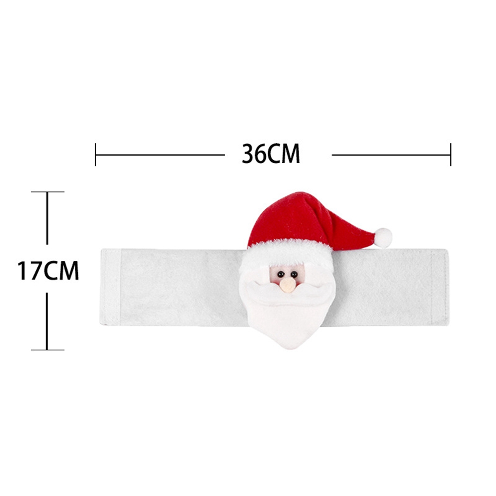 (1PCS Santa Claus) Christmas Curtain Tiebacks, Cute Christmas Curtain Buckle Ties Cartoon Santa Claus Snowman Elk Doll Christmas Curtain Decorations for Indoor Living Room Windows