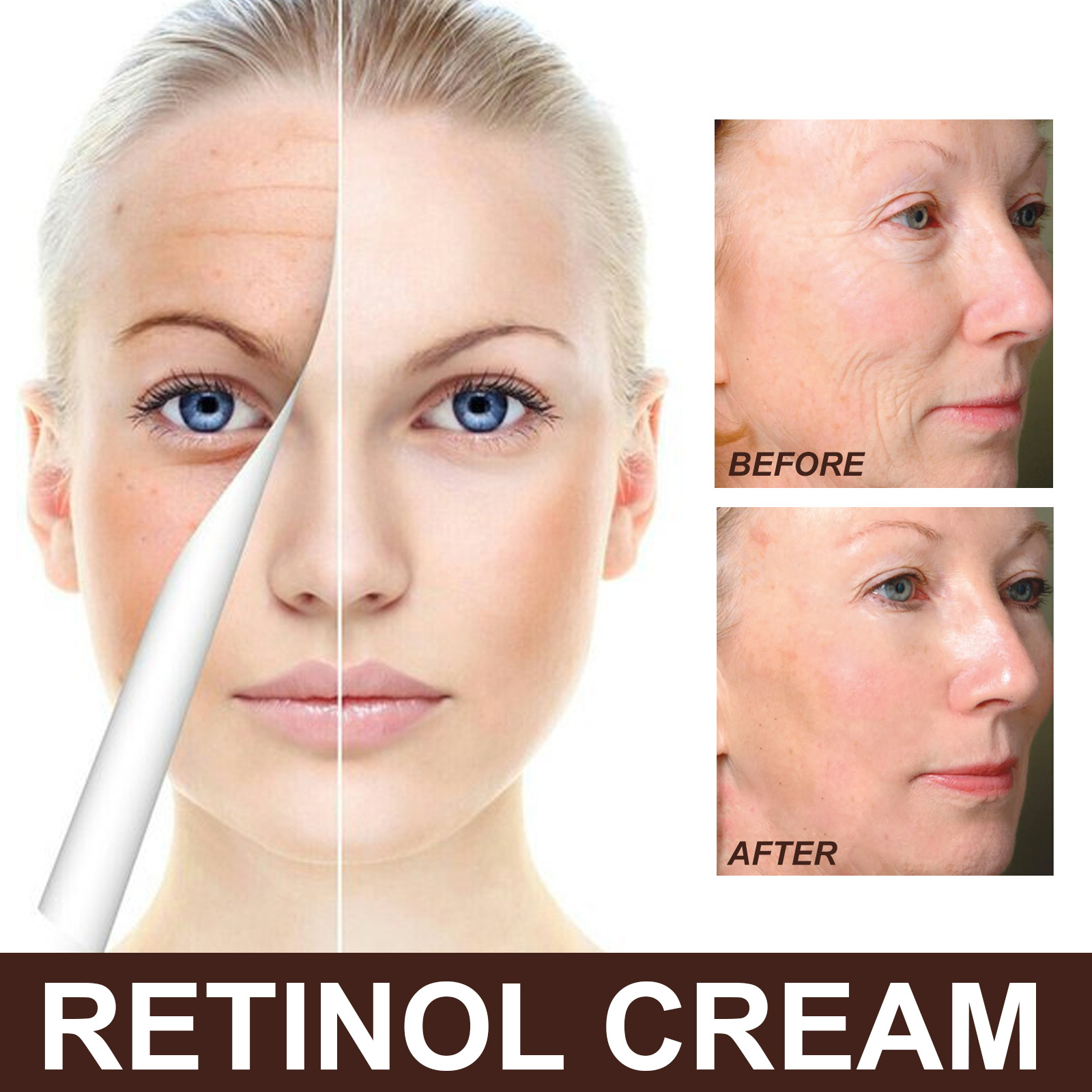 Retinol Anti-aging Cream Night Cream Remove Wrinkle Firming Lift Brighten Skin Colour Fade Fine Lines Moisturizing Skin Care