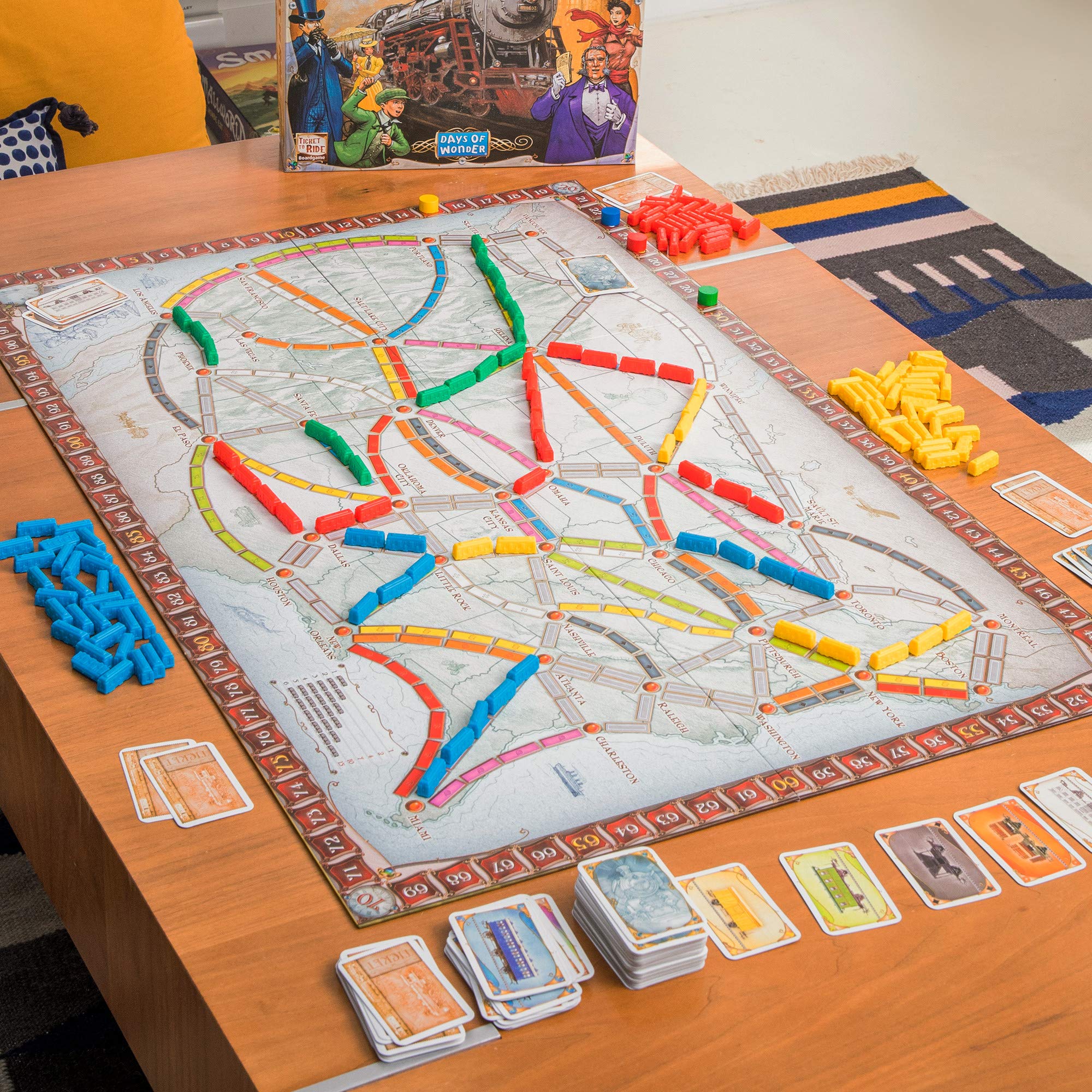 Days of Wonder Ticket to Ride Board Game Card Games