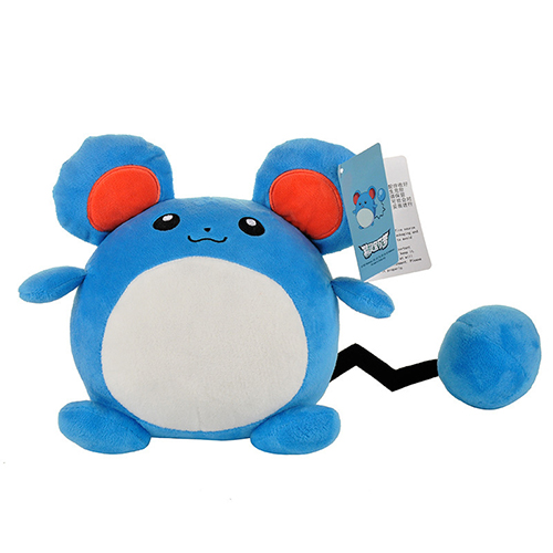 Pokemon Soft Plush Toy Marill Pokemon Toy Doll Cartoon Stuffed Animal Teddy Kids Gift 25cm