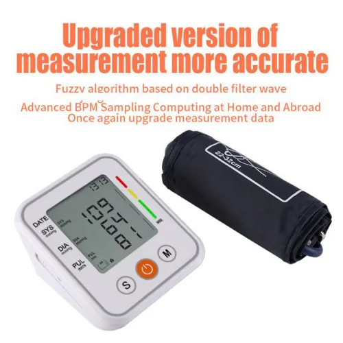 (no vioce) Electronic Voice Blood Pressure Meter Household Arm Type Monitor