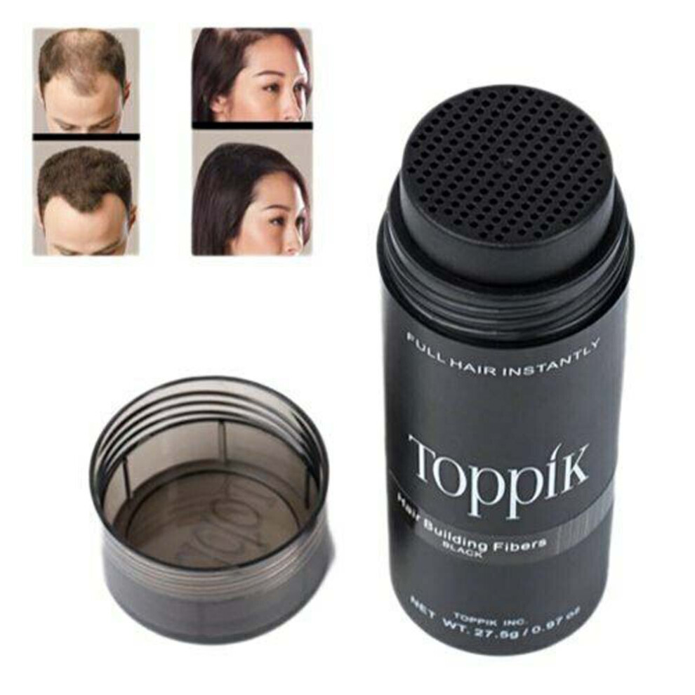 (Black) Toppik Hair Building Keratin Fibers - Black 27.5g