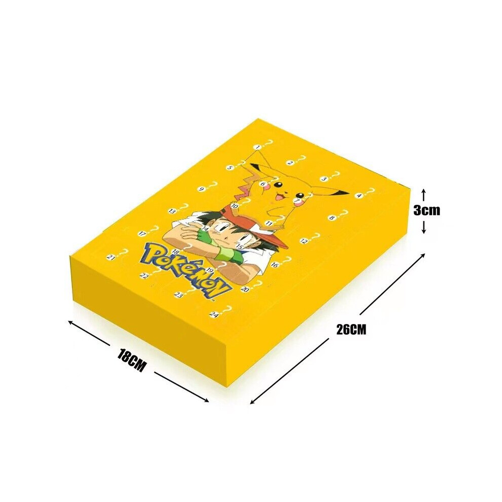 24Pcs Pokemon 2024 Advent Calendar 24 Days Xmas Countdown Gifts Christmas Advent Calendars