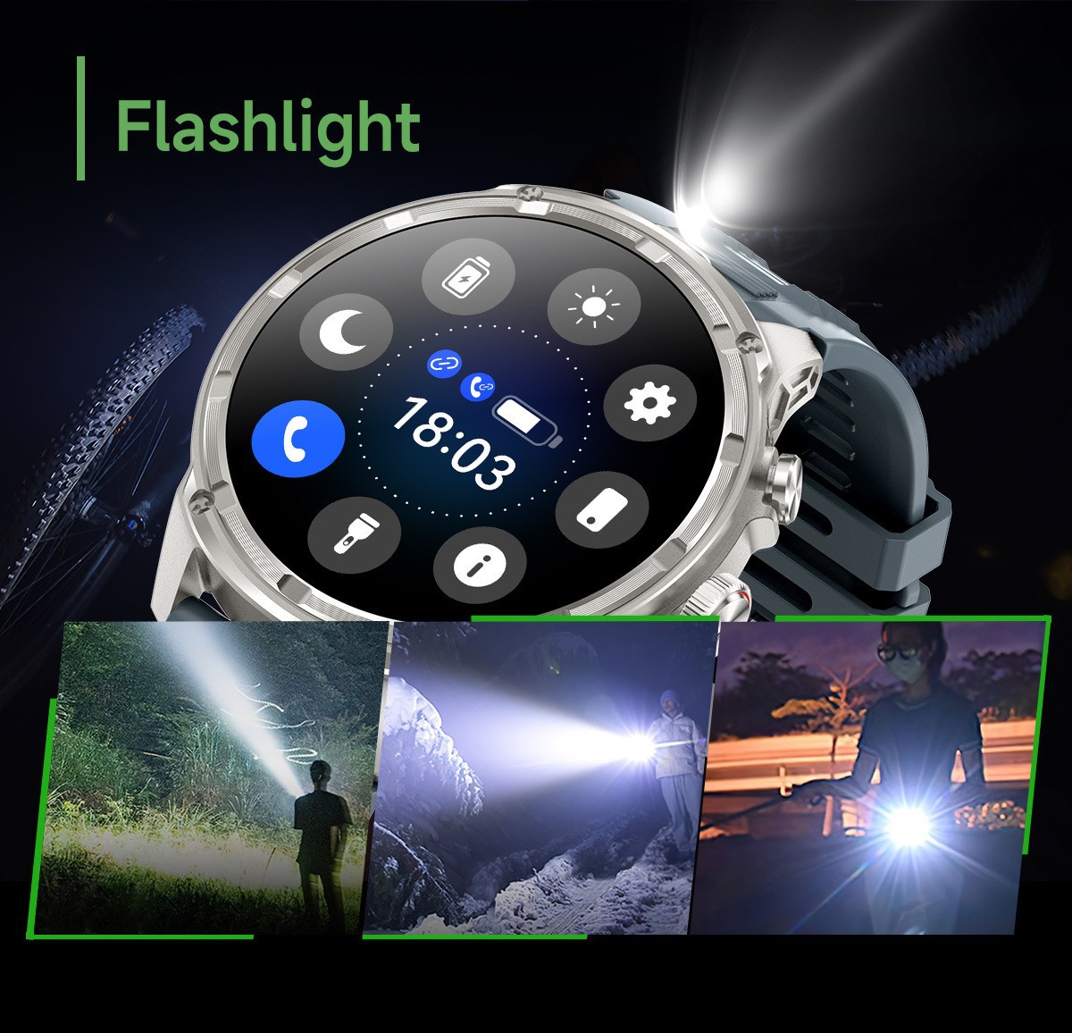 (Black) Smart Watch Bluetooth Smart Sports Watch for Men and Women Total Health Monitoring Sleep Monitoring Blood Oxygen Detection IP67