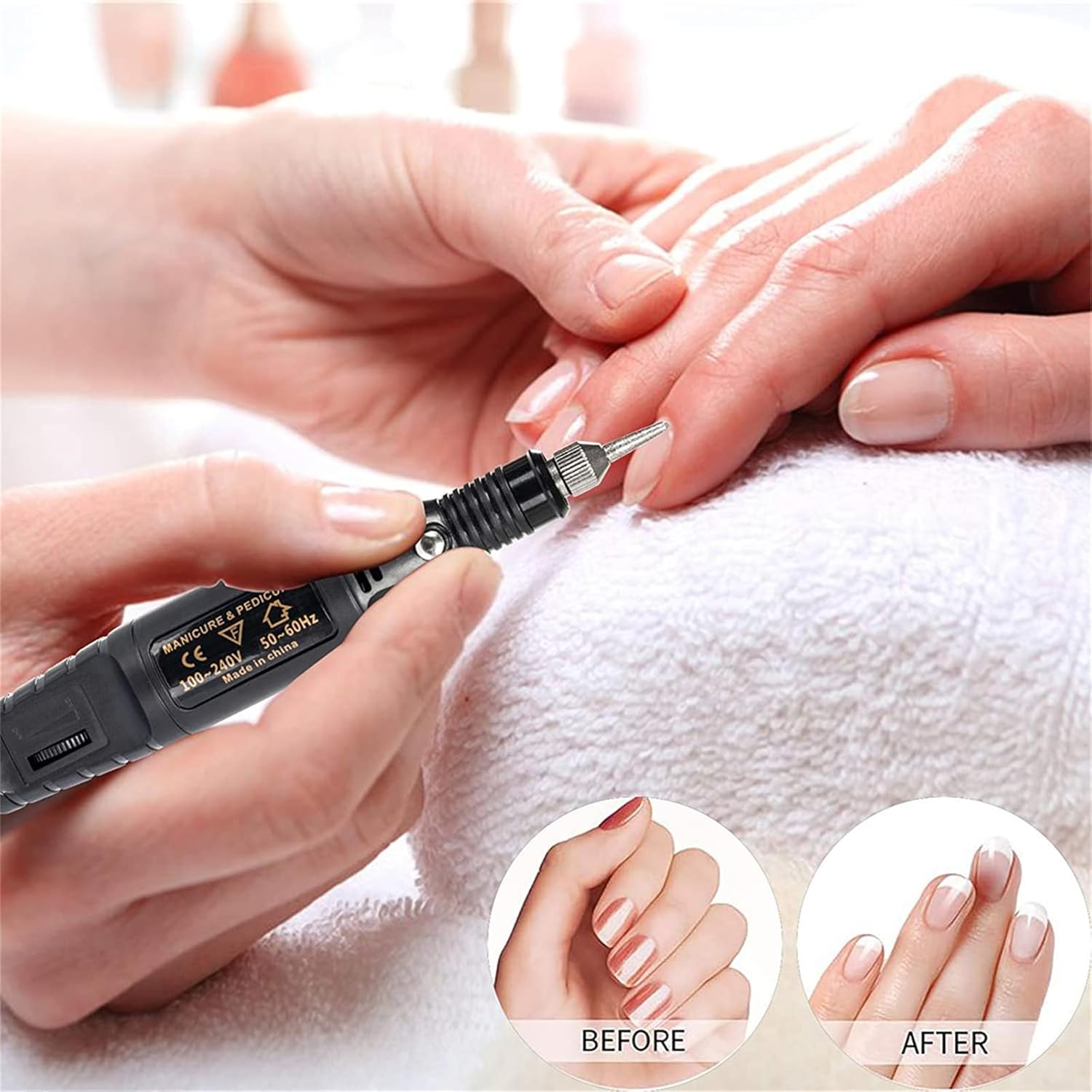 Electric Nail Files Professional Nail Drill Polishing Shape Machine for Women Girls