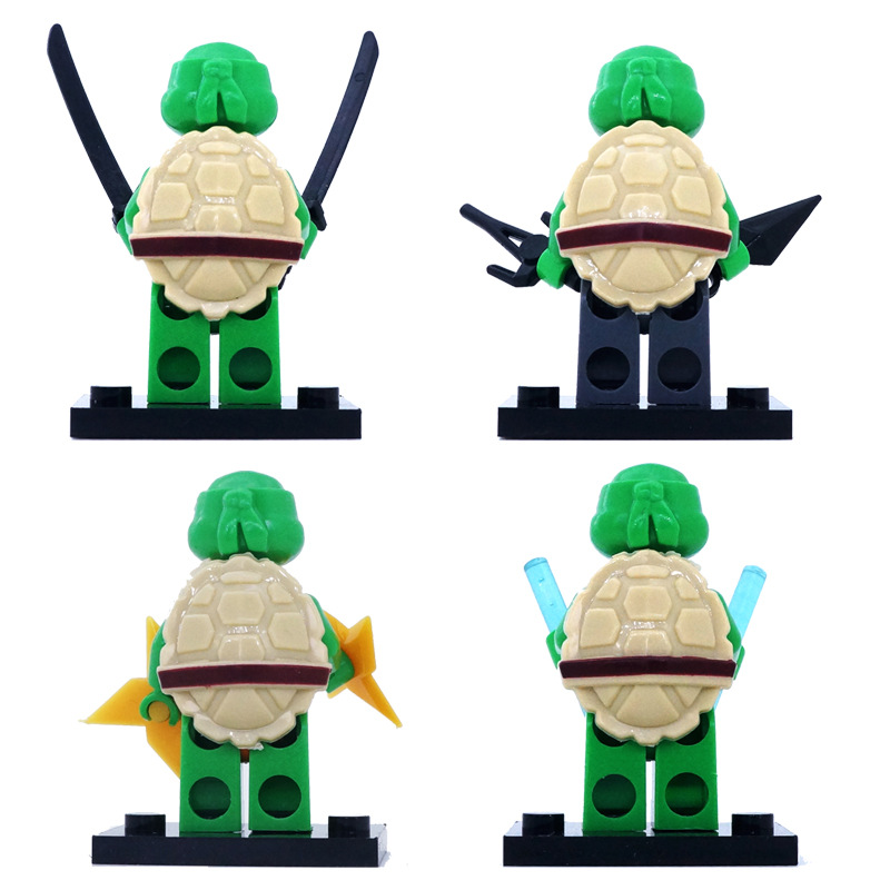 Teenage Mutant Ninja Turtles Mini Figures and Building Blocks Series Anime Collectible Suitable for Party Decorations Kids Festival Gifts