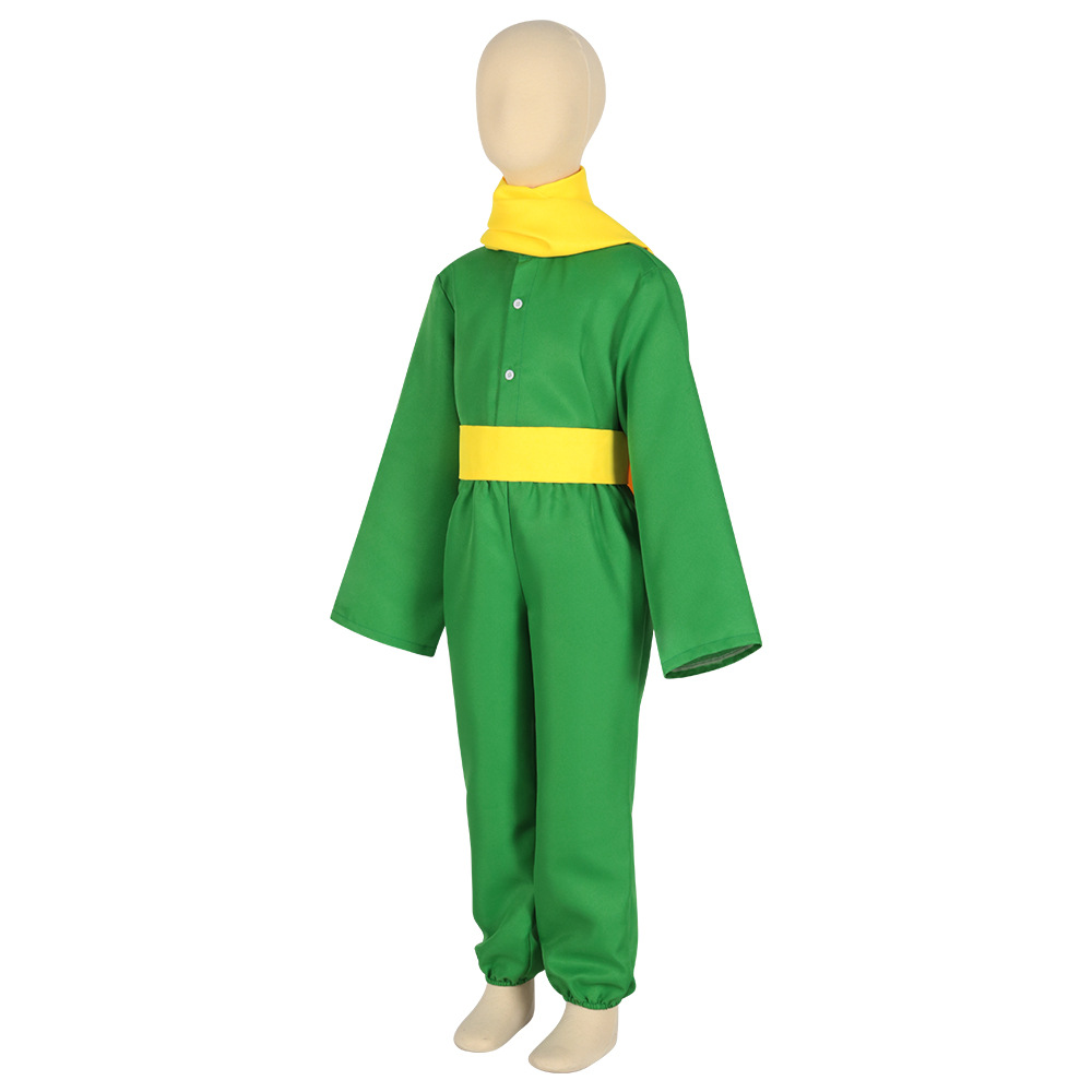 (150C) Kids Little Prince Costume Set Boys Stage Performance Outfit for Halloween Party Cosplay Roleplay